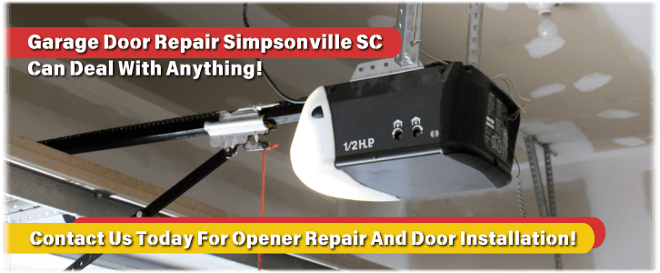 Garage Door Opener Repair And Installation Simpsonville SC